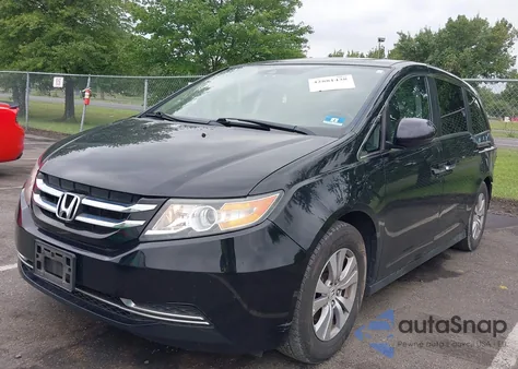 2014 Honda Odyssey Ex-L из США, поврежденный, VIN 5FNRL5H64EB034410